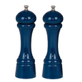 8" Autumn Hues Pepper/Salt Mill Set (Cobalt)